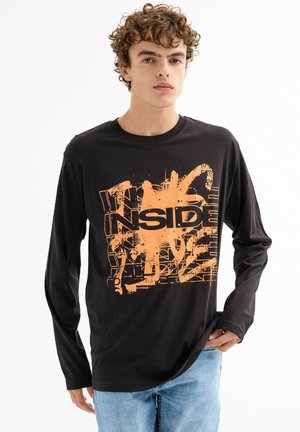 LOGO - Camiseta de manga larga - black