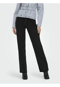 ONLRILEY HOHE TAILLE - Jeans straight leg - washed black