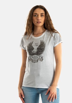 Von Dutch TRKUST  - T-shirt imprimé - gris