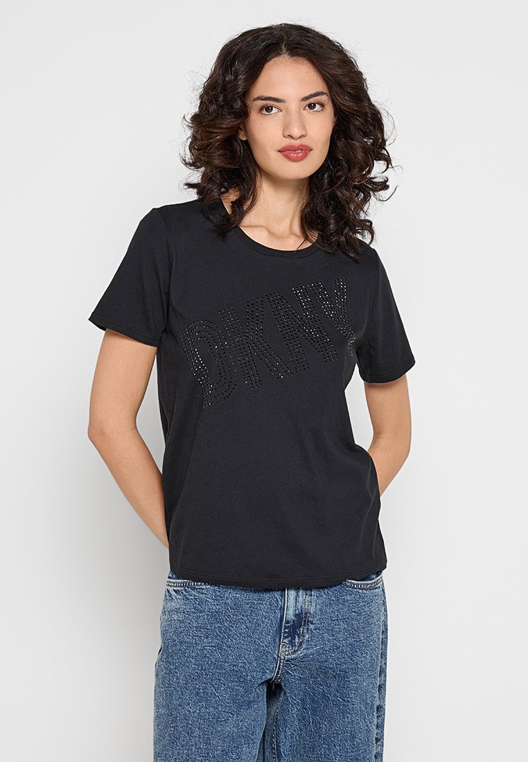 DKNY T-shirt print zwart