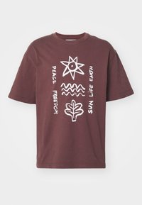 Samsøe Samsøe Camiseta estampada - brown