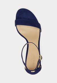 Lauren Ralph Lauren ALLIE MID HEEL SUEDE SANDAL - Páskové sandály  - refined navy
