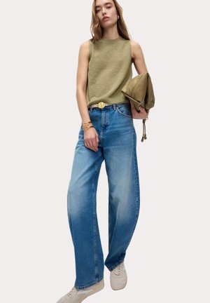 RICH TEXTURED - Top - antique green
