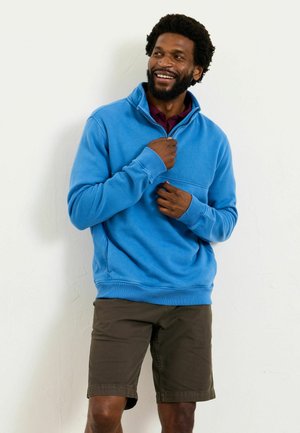 REGULAR FIT-HALF NECK - Sweatshirt - blue