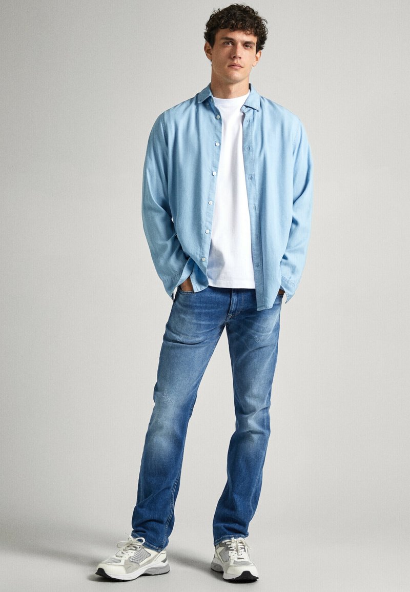 Pepe Jeans Slim fit jeans blauw denim/bluedenim Pepe Jeans Slim fit jeans blauw denim/bluedenim