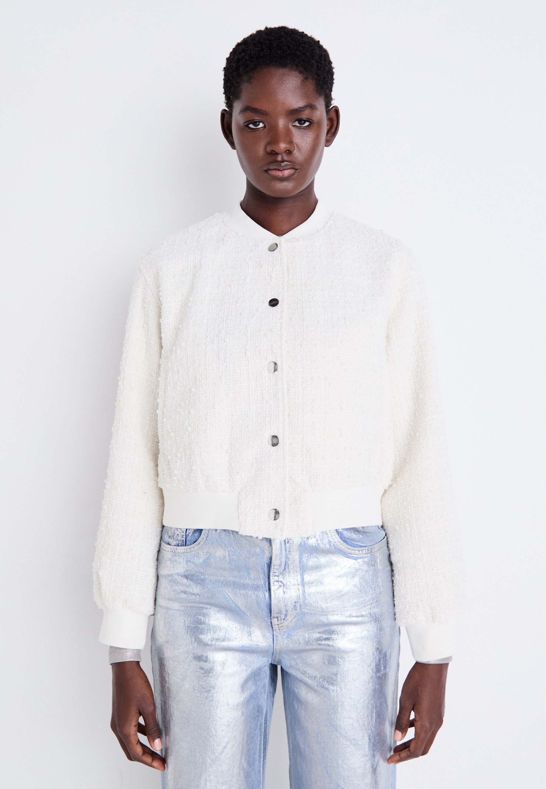 Cardigan Lungo ONLY Donna ONLELLA PIUMO | Maglia Aperta L/S Cloud Dancer | Cotone Morbido | Taglia XS - 3