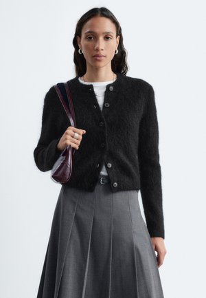 & OTHER STORIES, BRUSHED - Cardigan - black
