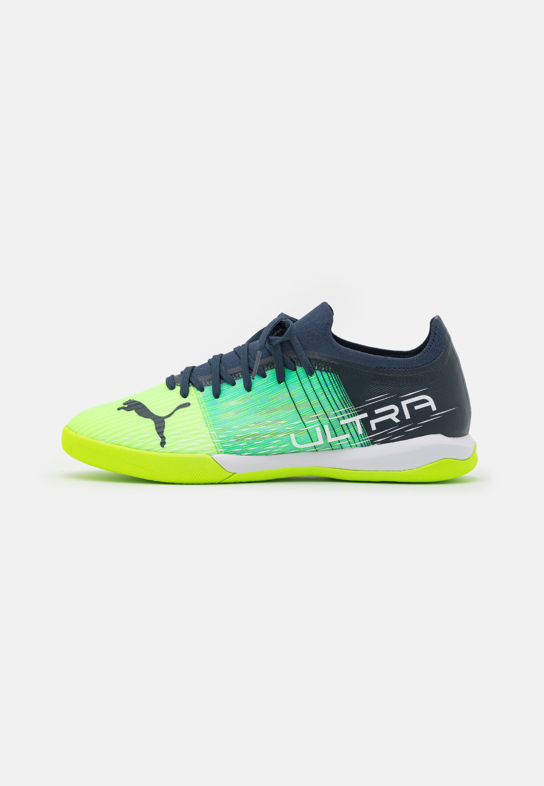 Puma ULTRA 3.3 IT - Indoor football boots - green glare/elektro  aqua/spellbound/green - Zalando.de
