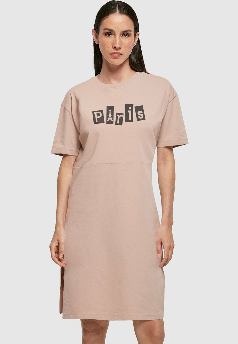 Merchcode PARIS SLIT TEE - Sukienka z dżerseju