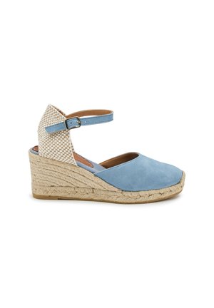 Scarpe con plateau - blue