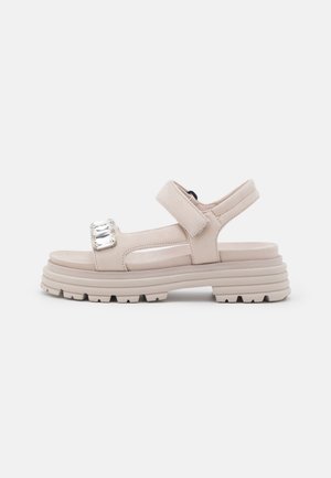 Sandales à plateforme - beige