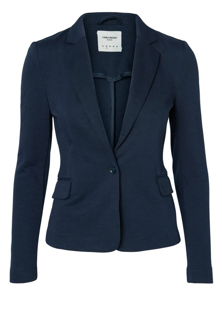 Vero Moda Vmjulia Blazer Total Eclipse Dunkelblau Zalando De