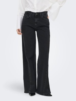 JDY, WIDE CARINA, czarny denim