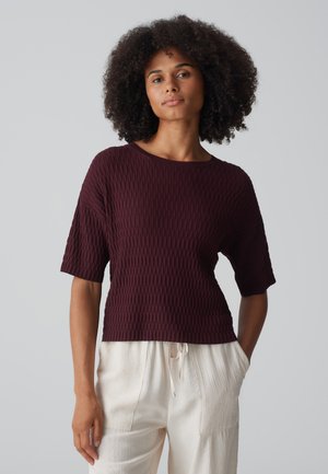 PINU STRUCTURE - T-Shirt basic - amarena