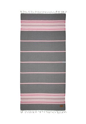 HAMAM SEA ME - Strandhanddoek - black/fuchsia