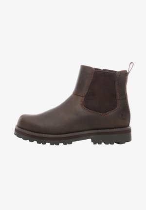 CHELSEA - Boots à talons - dark brown