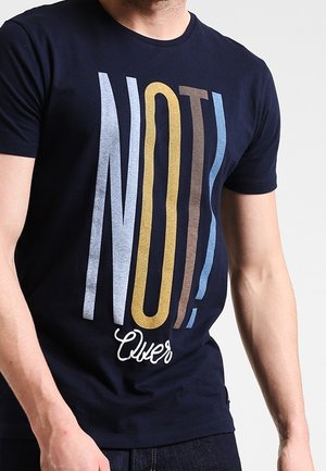 T-shirt print - dark blue