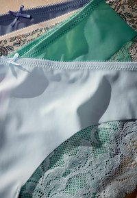 Next NO VPL BRAZILIAN 5 PACK - Fecskék - blue green white print