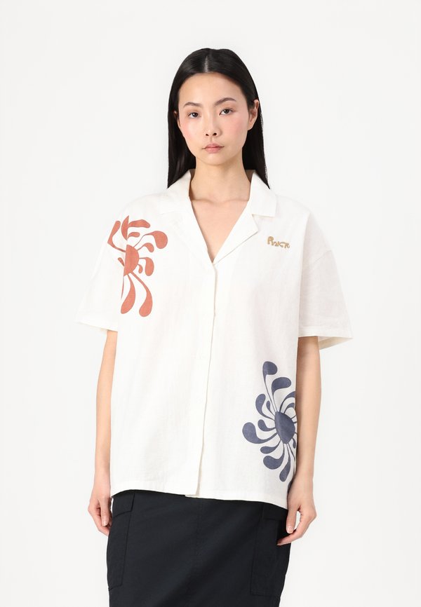 LAURYN BUTTON UP - Button-down blouse - natural