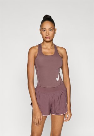 TEMPO RUN TANK - Topper - tattoo/photon dust/reflective silver-coloured/white