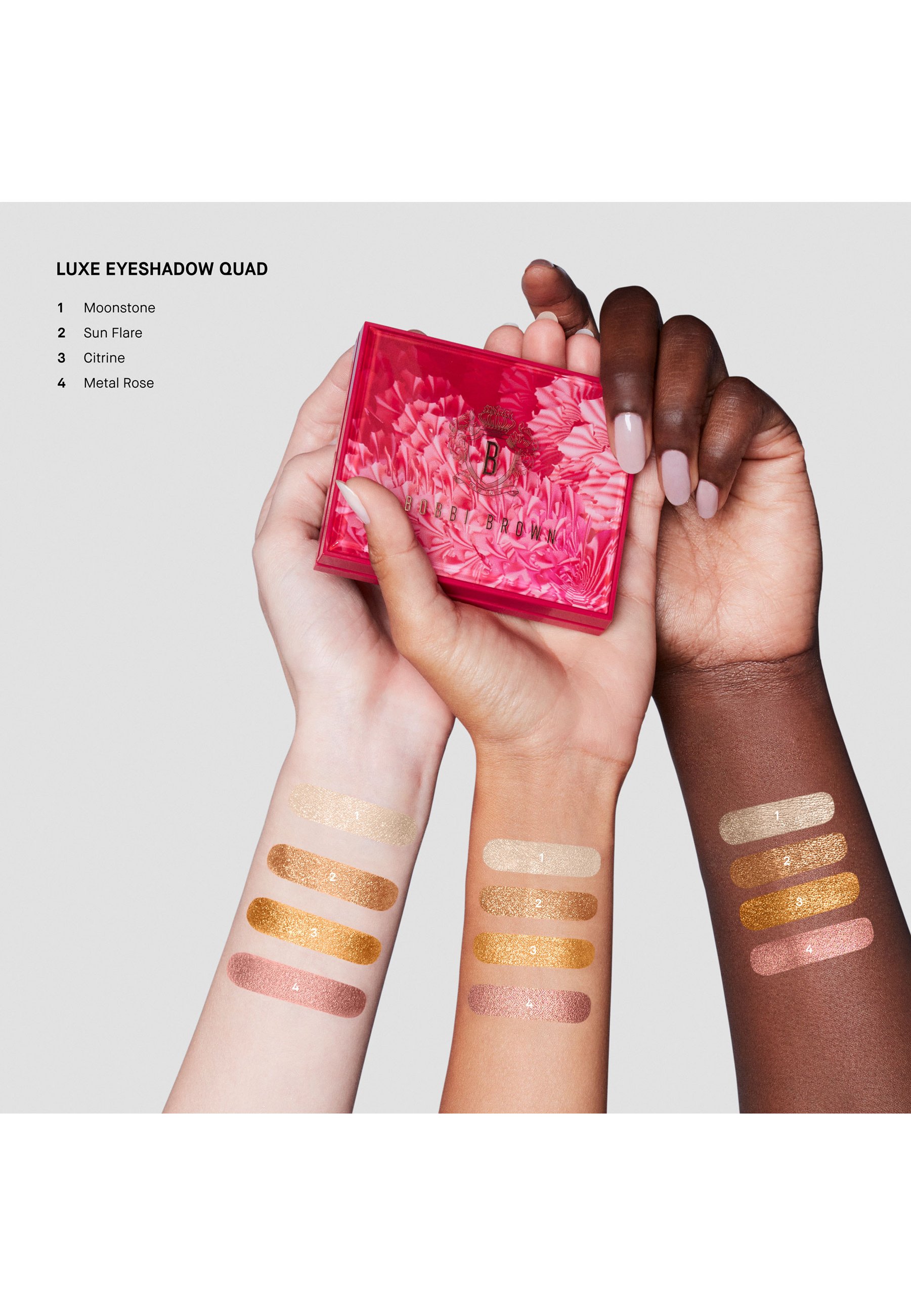 【まとめ売り特価】Bobbi Brown Luxe Eye Shadow Bobbi Brown LUXE EYE SHADOW QUAD - Cień do powiek