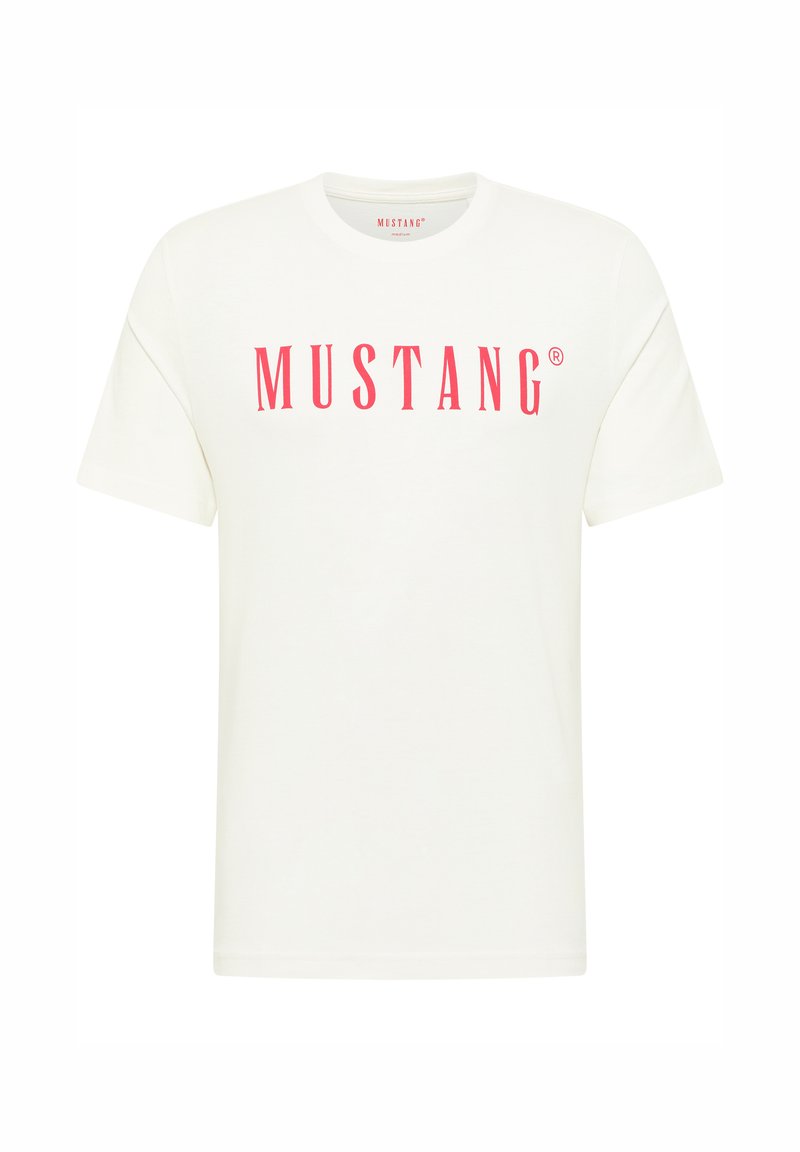 mustang T-shirt print crème mustang T-shirt print crème