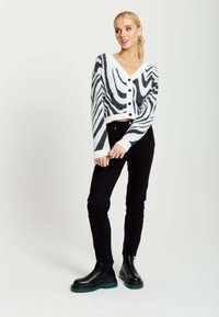 Liquorish FLUFFY - Cardigan - black