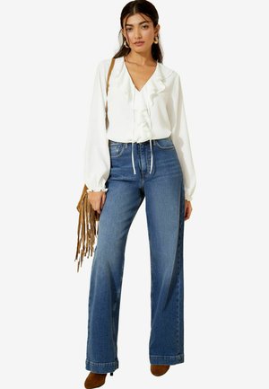 LONG SLEEVE - Blouse - ivory white