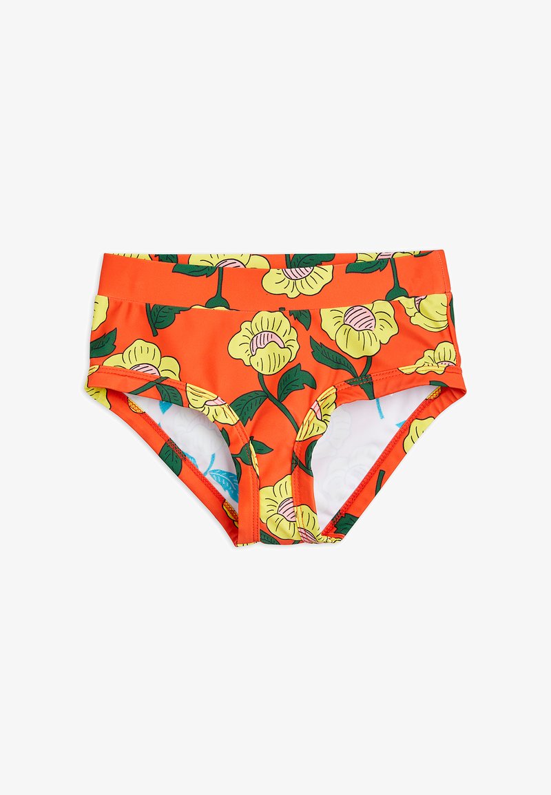 Mini Rodini FLOWERS HIGH WAISTED SWIM PANTS - Bikini alsók - orange