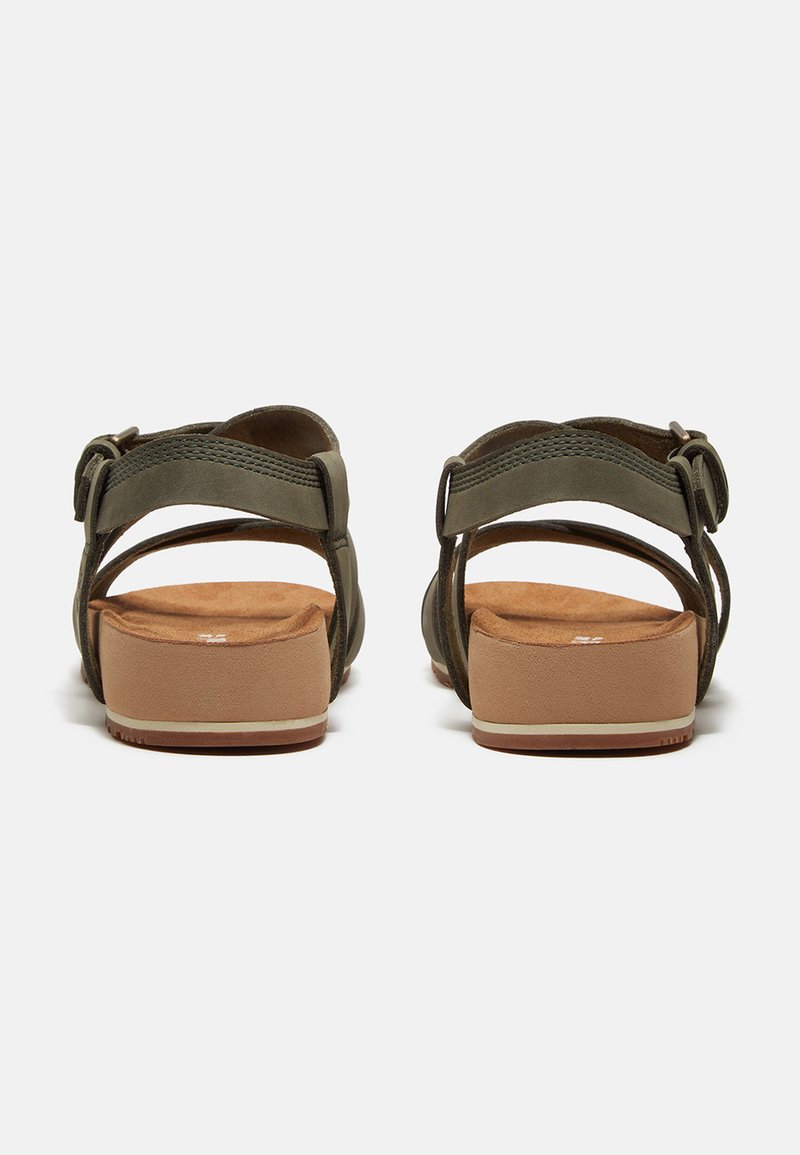Timberland BACKSTRAP - Páskové sandály - dark green