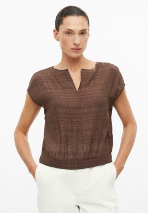 s.Oliver BLUSE - Bluse - mokka
