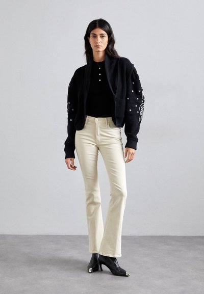 Mother THE WEEKENDER SNEAK - Bootcut-farkut - off-white