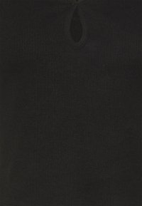 Noisy May NMMAYA O NECK CUTOUT - T-shirt con stampa - black