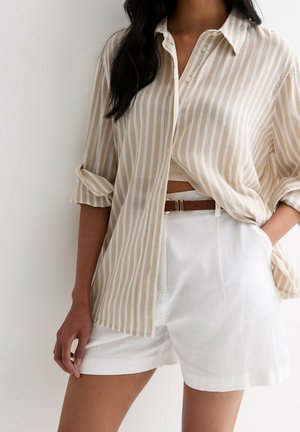 Overhemdblouse - camel