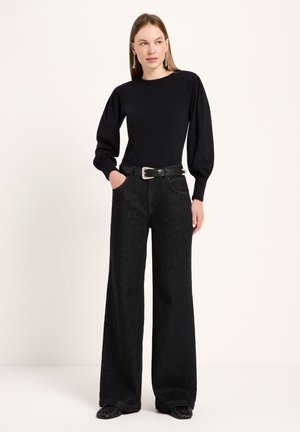 LANIUS, Wide Leg - black denim