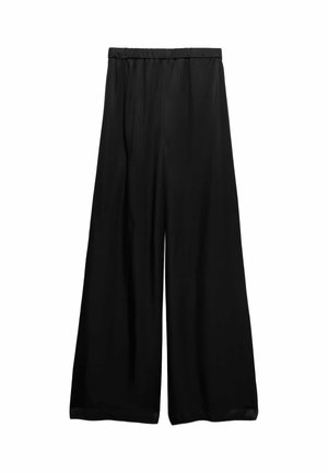 Marks & Spencer, SATIN WIDE LEG - Pantaloni - black