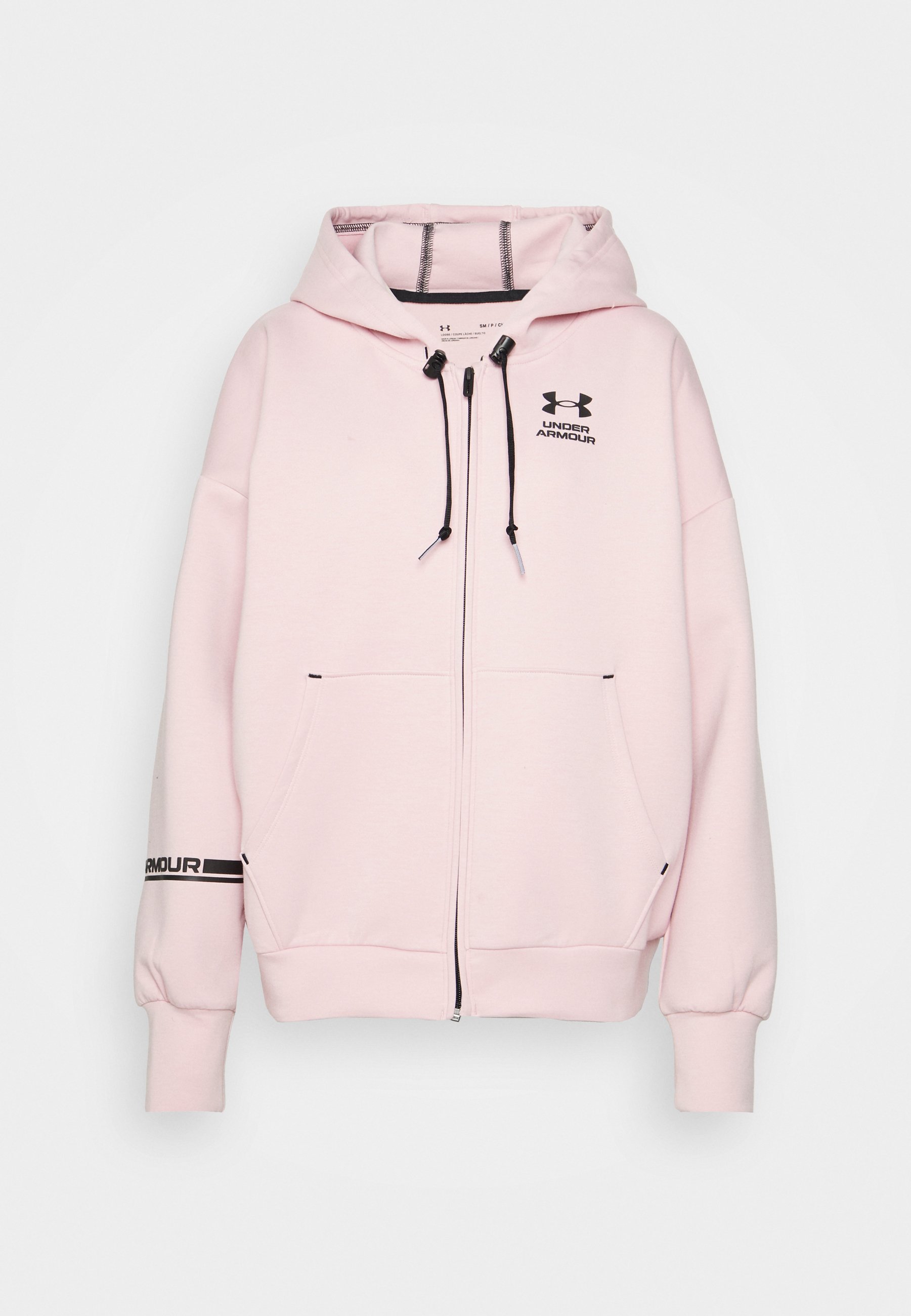 Under armour pink zip up hoodie Clearance