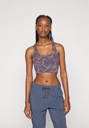 MAIPO MID IMPACT BRA - Urheiluliivit: kevyt tuki - smolder blue