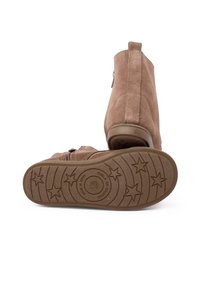 Pisamonas PEAU DE  AVEC  LATÉRAUX À GLISSIÈRE - Botines con cordones - topo