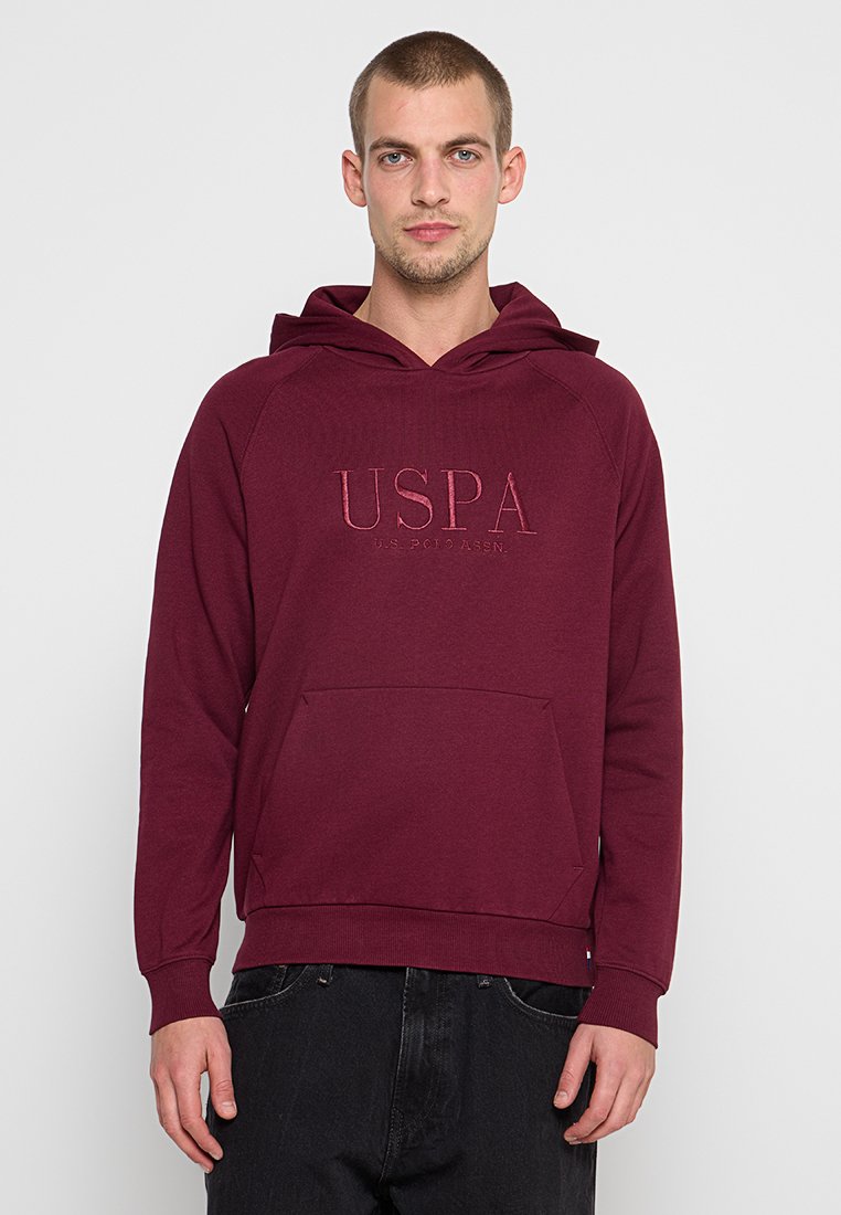 U.S. Polo Assn. Hoodie bordeauxrood