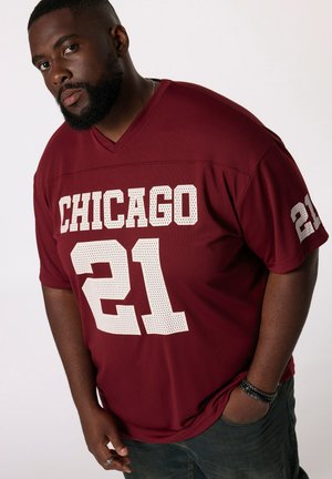 STHUGE FUSSBALL-PRINT, BIS 8 XL - T-shirt print - rust