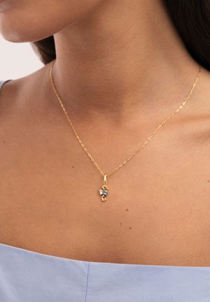 Singularu, BLUE SEAHORSE - Colgante - gold-coloured