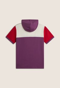 Freddy A MANICHE CORTE CON DESIGN COLOUR BLOCK - Camiseta estampada - viola
