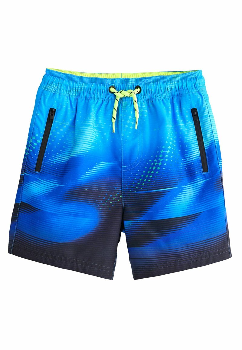 Short De Plage Next Femme – Bleu Lyocell, Taille 12, Coupe Décontractée Avec Cordon