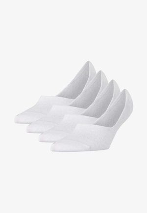 Burlington EVERYDAY 4ER PACK   - Trainer socks - weiß