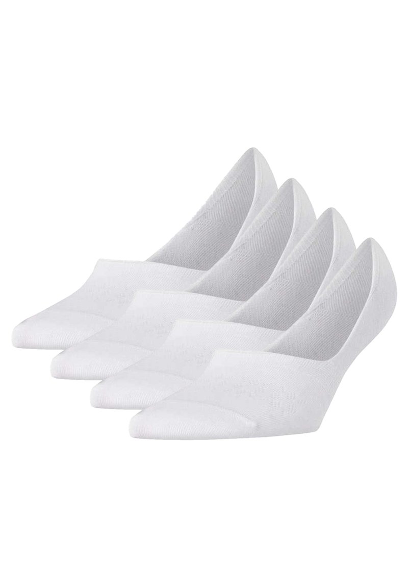 Burlington EVERYDAY 4ER PACK   - Calcetines tobilleros - weiß