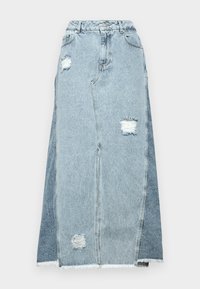 LOUISA LONG SKIRT - Jeanskjol - blue mix
