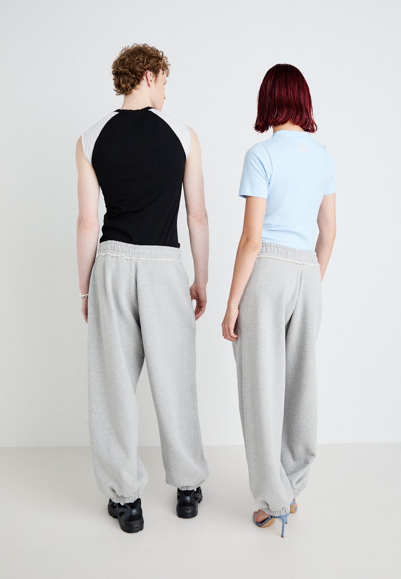 Jaded London MARL CUFFED MONSTER JOGGER UNISEX - Tracksuit bottoms 