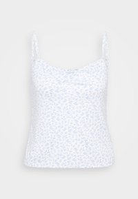 COZY BOW - Pyjamasoverdel - white/blue