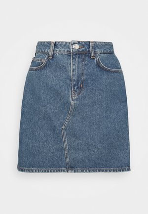 Jeansrok - light-blue denim